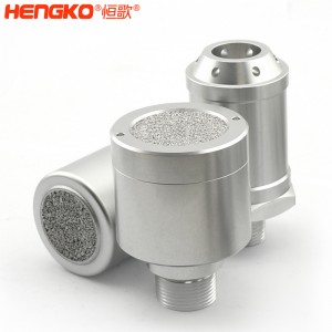 恒歌定制孔徑0.2-120μm不銹鋼氣體傳感器防爆外殼，耐腐蝕防水金屬過濾器