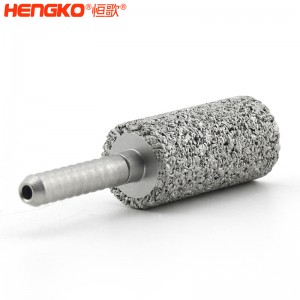 廠家定制316L粉末燒結(jié)不銹鋼過濾器曝氣頭，高強度耐腐蝕水族專用氣泡石