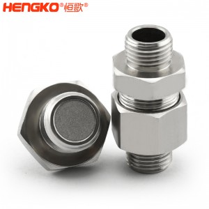 高流量無創(chuàng)呼吸機(jī)吸氣細(xì)菌過濾器進(jìn)氣口醫(yī)用級(jí)316L不銹鋼