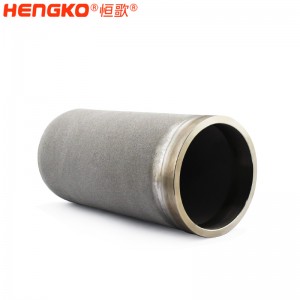 恒歌批發(fā)內(nèi)螺紋316L不銹鋼過(guò)濾器透氣耐腐蝕金屬粉末燒結(jié)濾杯氣液體過(guò)濾可用
