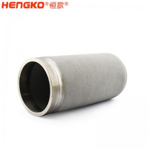 恒歌批發(fā)內(nèi)螺紋316L不銹鋼過(guò)濾器透氣耐腐蝕金屬粉末燒結(jié)濾杯氣液體過(guò)濾可用