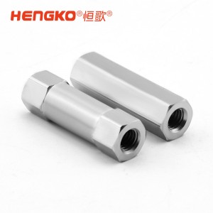 恒歌一體式接頭阻尼液壓過(guò)渡接頭體帶節(jié)流小孔阻尼限流閥過(guò)濾器