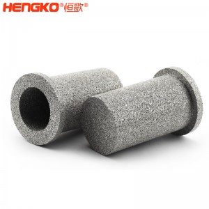 廠家直銷不銹鋼316L粉末微顆粒濾筒，耐高溫防塵不銹鋼金屬燒結濾筒濾芯