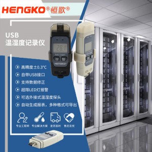 恒歌機(jī)房溫濕度監(jiān)控方案便攜式溫濕度記錄儀，服務(wù)器機(jī)房溫濕度監(jiān)控系統(tǒng)物聯(lián)網(wǎng)方案