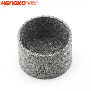 廠家直銷不銹鋼316L粉末微顆粒濾筒，耐高溫防塵不銹鋼金屬燒結濾筒濾芯